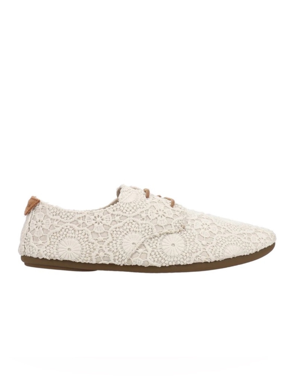 Sanuk Women's Bianca Crochet Lace Up flats